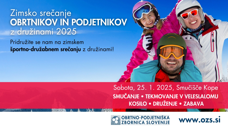 Zimsko srečanje obrtnikov in podjetnikov z družinami 2025