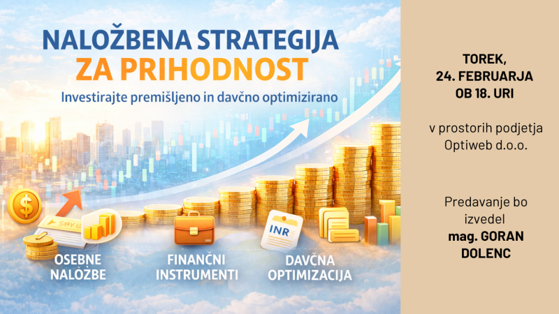 Pogovorni večer: Naložbena strategija za prihodnost