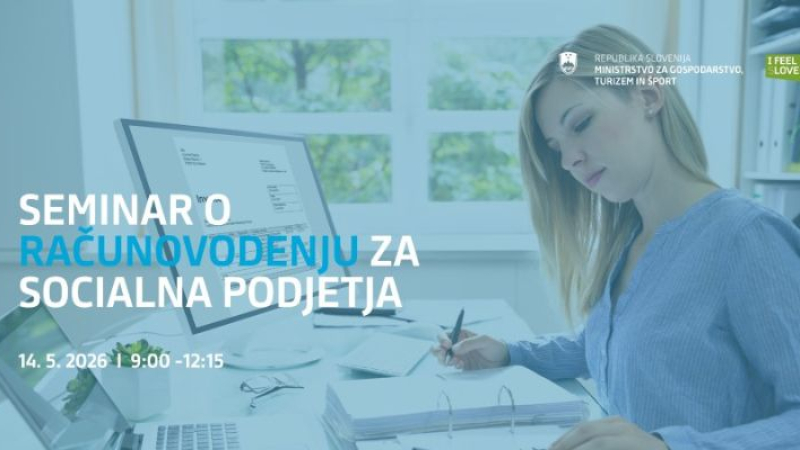 Spletni seminar o računovodenju za socialna podjetja