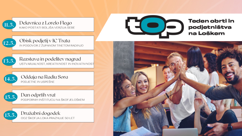 19. TOP 2026 - Teden povezovanja na Loškem