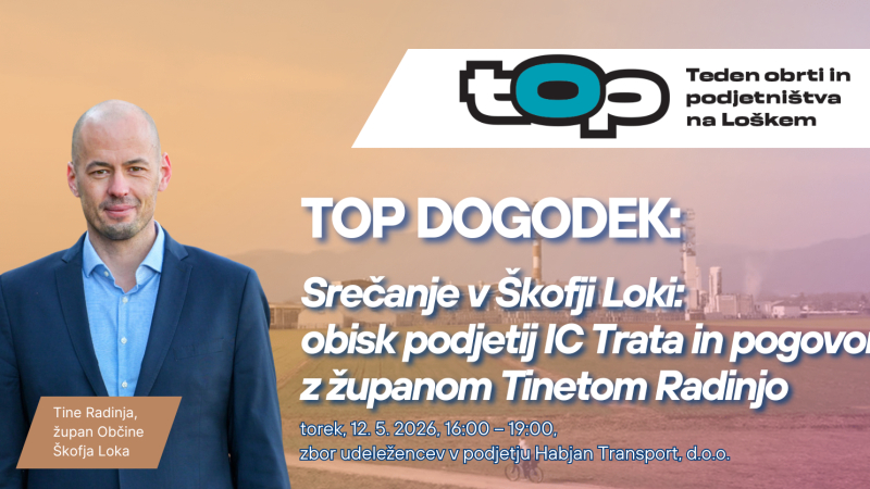 Obisk podjetij v IC Trata in pogovor z županom Radinjo