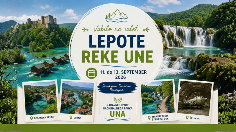 Lepote reke Une – izlet za člane OOZ Škofja Loka
