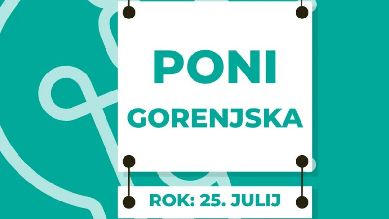 Odprte so prijave v novo skupino PONI Gorenjska