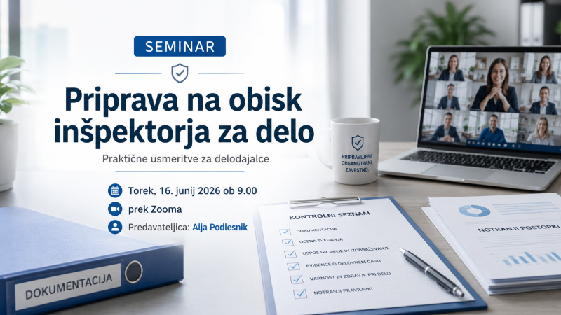 Priprava na obisk inšpektorja za delo