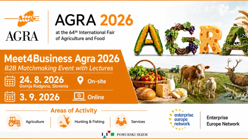 Meet4Business AGRA 2026: priložnost za MSP