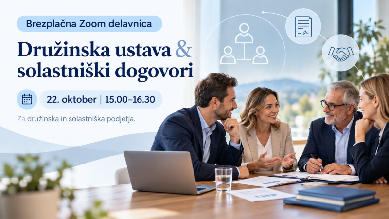 Družinska ustava in solastniški dogovori – Zoom delavnica