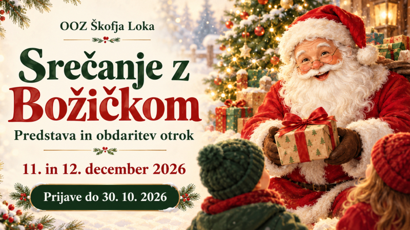 Člani! Prijavite otroke na srečanje z Božičkom